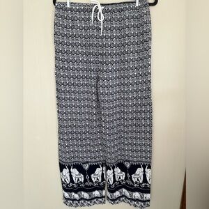 Elephant Print Pants Size Large